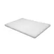 Omcan USA 41417 Plastic Cutting Board, 6" x 10" x 1/2" White Polyethylene, Dishwasher Safe 1 image