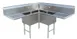 Omcan USA 43073 (3) Three Compartment Sink 1 image