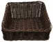 Omcan USA 43111 Wicker Serving Basket, 14.5" x 16.5" x 10", Rectangular, Restaurant Food Basket 1 image