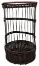 Omcan USA 43112 - 20" Round Wooden Wicker Restaurant Food Serving Basket 1 image