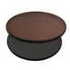 Omcan USA 43177 - 30" Round Reversible Mahogany/Black Laminate Table Top, 1" Thick, Restaurant Table Top 1 image