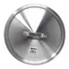 Omcan USA 43357 Aluminum Pot & Pan Lid, 10.25 Qt, Commercial Cookware Cover, Heavy-Duty Fit 1 image