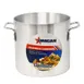 Omcan USA 43367 Stock Pot – 12 Qt, 9.8" Diameter x 9.5" Deep, Aluminum, Dual Handles, NSF 1 image