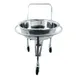Omcan USA 43469 Roto Cart, 31"W x 36.5"D x 39.75"H, Stainless Steel, 3 Welded Wheels 2 image