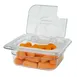 Omcan USA 43641 Flip N Lid 1/6 Cover Translucent PC Notched -40° to -100° Dishwasher/Microwave Safe 1 image