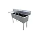 Omcan USA 43764 (3) Three Compartment Sink 1 image