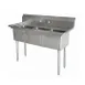 Omcan USA 43765 (3) Three Compartment Sink 1 image