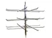 Omcan USA 44070 Pretzel Rotary Shelf for 41468 – Star‑Shaped Display Rack, 12” Width, 8” Depth 1 image