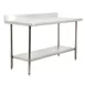 Omcan USA 44336 Stainless Steel Top 30" - 35" Work Table 1 image