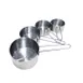 Omcan USA 44450 Measuring Cup Set, 4-Piece Stainless Steel 1/4, 1/3, 1/2, 1 Cup - Set 1 image