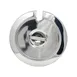 Omcan USA 44672 Steel Cover, 7-Qt Slotted Notched with Handle, No Hinge - Fits Item #44668 1 image