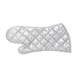 Omcan USA 46342 Oven Mitts - 15" Silver Coated Cotton Skull Design, Heat Resistant to 320°F 1 image