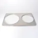 Omcan USA 46369 SS Adapter Plate With 8‑3/8" & 10‑3/8" Holes For 7‑Qt & 11‑Qt Steam Table Pans 1 image
