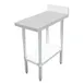 Omcan USA 46514 Stainless Steel Top 12" - 21" Work Table 1 image
