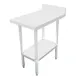 Omcan USA 46515 Stainless Steel Top 12" - 21" Work Table 1 image