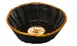 Omcan USA 47192 - Woven Wire Food Display Basket, 8.25" D x 2.25" W, Round, Black with Golden Trim 1 image