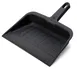 Omcan USA 47327 Dust Pan - 12 1/4" W x 8 1/4" D x 13 1/4" H, Black PP Plastic for Janitorial Use 1 image