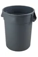 Omcan USA 47625 Polyethylene Trash Can, 20-Gallon (75.7L) Capacity, Gray Finish, Heavy-Duty 1 image