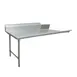 Omcan USA 47746 72" Steel Clean Straight Dishtable, 10" Splash Height - 18 Gauge S.Steel / Left‑Side 1 image
