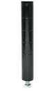 Omcan USA 48091 Post, 72" Wire Shelving Post with Leveler, Black Epoxy Finish, NSF Certified, 70-79" Height 1 image