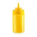 Omcan USA 48105 Squeeze Bottle, 12 oz Yellow Plastic, Wide‑Mouth Single Tip, Dishwasher Safe BPA‑Free 1 image