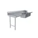 Omcan USA 48491 108" S.Steel Soiled Straight Dishtable – 20"x20" 2 Sinks, 16 Gauge / Left to Right 1 image