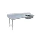 Omcan USA 48493 120" S.Steel Soiled Dishtable - 16 Gauge, 20"x20" 2 Pre‑Rinse Sinks / Left‑to‑Right 1 image