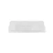 Omcan USA 80011 Food Pan Cover - 1/9 Size Flat Lid, Clear Polycarbonate, 6-15/96" x 4-1/4" 1 image