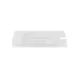 Omcan USA 80012 Pan Cover, 1/9 Size Clear Polycarbonate Lid, Spoon-Notched Slotted, 6-15/16" x 4-1/4" 1 image