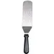 Omcan USA 80022 Flexible Stainless Steel Turner, 8¼" X 2⅞" Perforated Blade, Black Plastic Handle 1 image