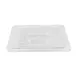 Omcan USA 80023 1/3 Size Clear Polycarbonate Pan Cover, Flat Lid, 12-4/5" x 6-15/96", NSF 1 image