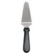 Omcan USA 80028 Pie Server: 4-5/8" x 2-3/8" Stainless Steel Blade, Black Plastic Handle, Smooth Edge 1 image
