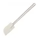 Omcan USA 80029 Commercial Spatula, 16" L Flat Blade, White Plastic Handle, 15"-17" Overall Length 1 image