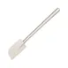 Omcan USA 80031 Kitchen Spatula, 14" Flat Blade, White Plastic Handle, 12"-14" Overall Length 1 image