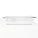 Omcan USA 80044 - 1/4 Size Clear Polycarbonate Pan, 10-7/16" x 6-3/8" x 2-1/2" Deep, NSF 1 image