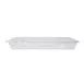 Omcan USA 80056 Full-Size 1/1 Food Pan, 20-3/4" x 12-4/5" x 2-1/2" Clear Polycarbonate, NSF 1 image