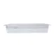 Omcan USA 80058 Full-Size Clear Polycarbonate Food Pan 20-3/4" x 12-4/5" x 3-15/16" NSF 1 image