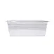 Omcan USA 80061 Full-Size Clear Polycarbonate Food Pan 20-3/4" x 12-4/5" x 7-7/8" Deep NSF 1 image