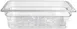 Omcan USA 80074 1/3 Size Clear Polycarbonate Food Pan, 12-4/5" x 6-15/96" x 3-15/96" Deep NSF 1 image