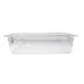 Omcan USA 80078 Clear Polycarbonate Food Pan, 20‑3/4" x 12‑4/5" x 5‑7/8" Deep, NSF 1/1 Size 1 image