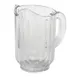 Omcan USA 80085 - 60oz Clear Polycarbonate Water Pitcher, NSF, Handle, 32-63oz 1 image