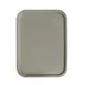 Omcan USA 80101 Fast Food Tray, Rectangular 14" x 18", Gray Polypropylene Basket Weave, NSF 1 image