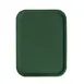 Omcan USA 80102 Fast Food Tray - 14" x 18" Green Polypropylene Basket Weave, NSF 1 image