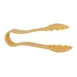 Omcan USA 80149 Plastic Serving Tongs, 6" Scallop Grip, Polycarbonate Beige, NSF 1 image