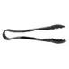Omcan USA 80159 Plastic Serving Tongs, 12" Scallop Grip, Polycarbonate, Black, NSF 1 image
