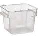 Omcan USA 80168 6-Qt Square Clear Polycarbonate Food Container – Container Only, NSF 1 image