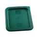 Omcan USA 80181 Square Storage Container Lid, Green Polyethylene, Fits 2-Qt And 4-Qt Containers 1 image