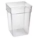 Omcan USA 80182 22‑Qt Square Clear Polycarbonate Food Storage Container, 19‑24 Qt 1 image