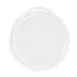 Omcan USA 80188 Round 1-Qt Clear Polycarbonate Food Storage Lid – Transparent Snap-Fit Design 1 image