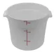 Omcan USA 80192 6-Qt PP White Container, NSF, Acid/Oil/Alcohol Safe, 15°C‑80°C Range 1 image
